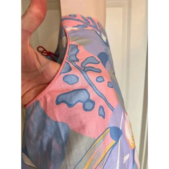 Vintage David Smith blue liberty floral button down skort size 20 - Picture 3 of 10